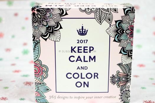 Keep Calm and Color On 365 Calendar 