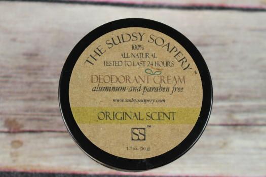 The Sudsy Soapery Deodorant Cream "Original Scent"