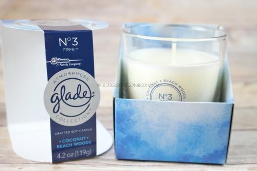Glade No 3 Coconut and Beach Woods Candle 
