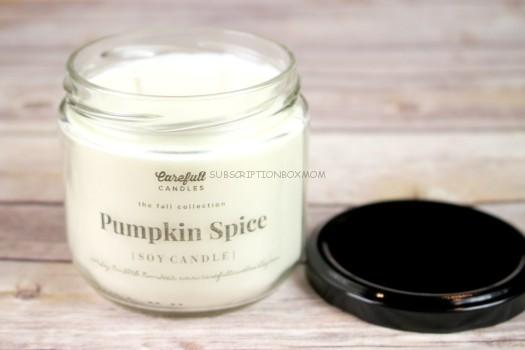 Carefull Candles Pumpkin Spice Soy Candle