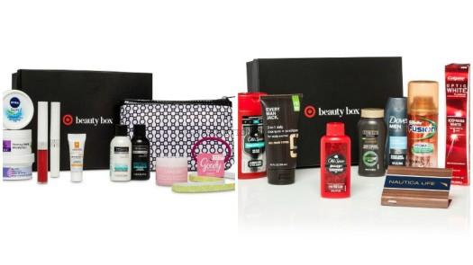 Target December 2016 Beauty Boxes for Him and Her