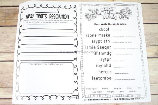 Activity Sheet