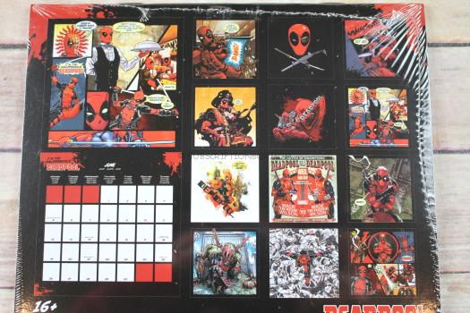 Deadpool 2017 Calendar