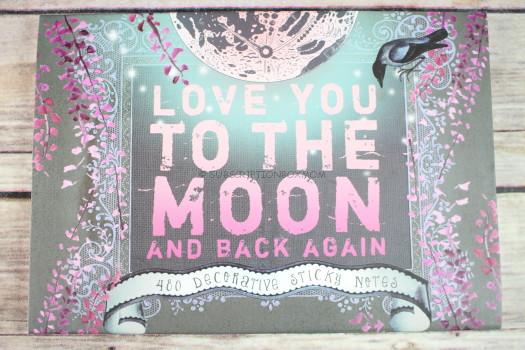 Papaya Art "Love You to the Moon and Back Again" Post Its 