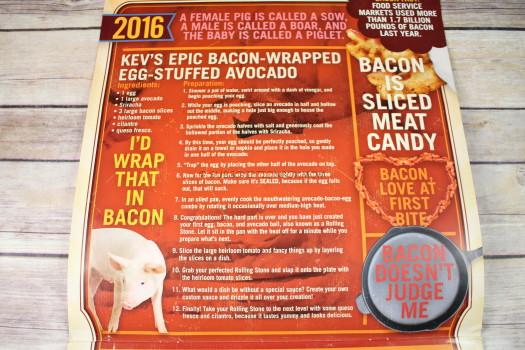 I love Bacon 2017 Wall Calendar 