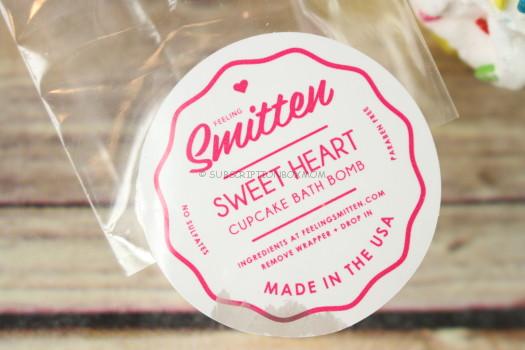 Smitten Sweet Heart Cupcake Bath Bomb