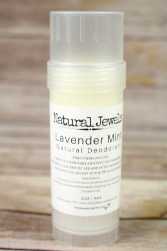 Natural Jewels Lavender Mint Deodorant