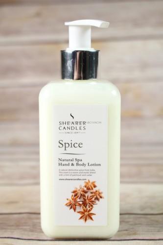 Shearer Candles Spice Natural Spa Hand and Body Lotion
