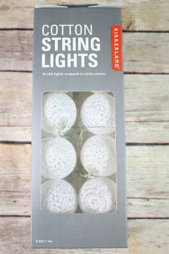 Kikkerland Cotton String Lights