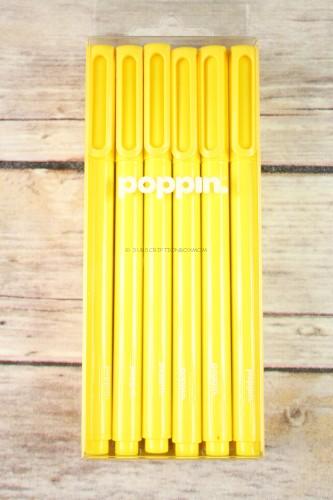 Poppin Yellow Signature Ballpoint Pens