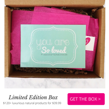 Ecocentric Mom Valentine's Day Limited Edition Box Complete Spoilers