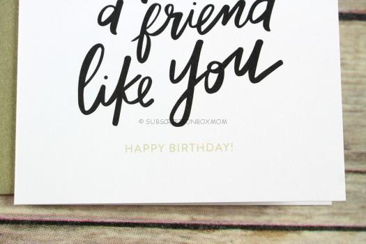 Lucky Friend Birthday Card - Little Print Design