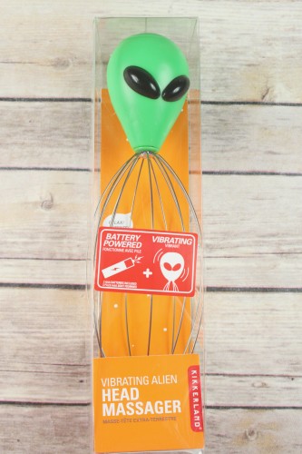 Kikkerland Vibrating Alien Head Massager