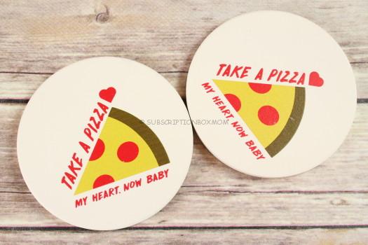 Take a Little Pizza My Heart Coasters