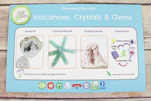 Discovery Box #43: Volcanoes, Crystals & Gems