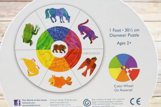 Mudpuppy The World of Eric Carle Brown Bear, Brown Bear What Do You See? Deluxe Puzzle Wheel