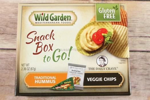 Wild Garden Snack Box to Go Hummus and Veggie Chips