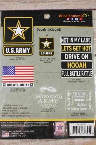 U.S Army Decal Kit