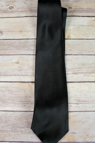 Manzini Neckwear Collection Black Tie