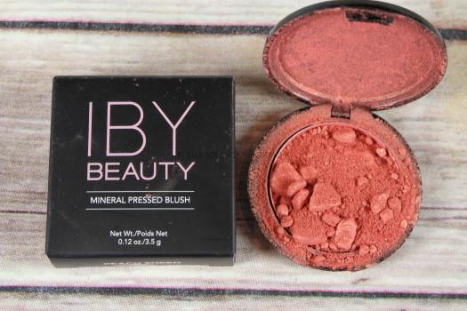 IBY Beauty Mineral Pressed Blush in Peach Sheen