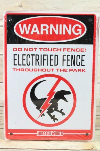 Loot Crate Edition Jurassic World Warning Sign