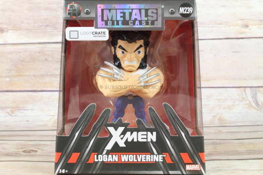 Exclusive 100% Die Cast Metal X-Men Logan Wolverine Figure