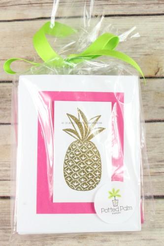 Pineapple Notecard Set by Potted Palm Papery