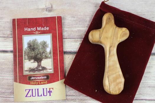 Zuluf's Hand-Crafted Olive Wood Cross