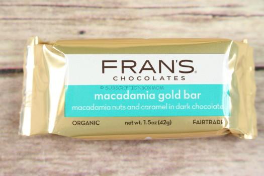Fran’s Chocolates Macadamia Gold Bar 