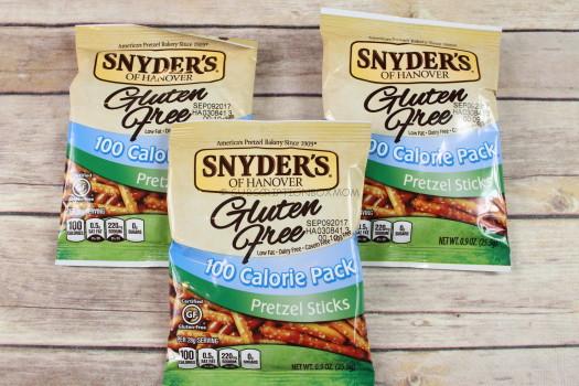 Snyder's Gluten Free 100 Calorie Pretzel Sticks