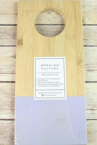 Morning Culture Dipped Bamboo Cutting Board