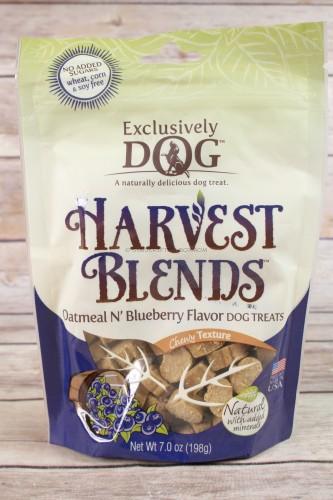 Exclusively Dog Harvest Blends Oatmeal N'Blueberry Dog Treats