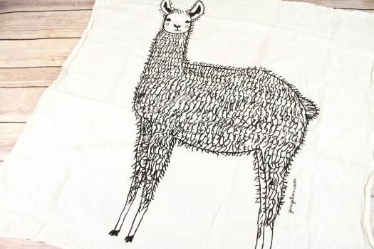 Gingiber Llama Tea Towel