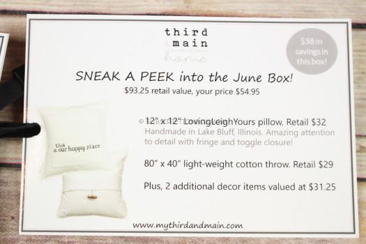 Third & Main May 2017 Home Subscription Box Review