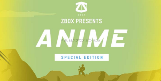 Special Edition Anime ZBOX Now Available