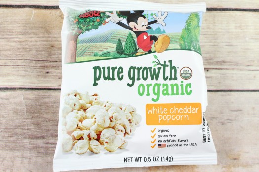 Pure Growth Organic White Cheddar Mickey Popcorn