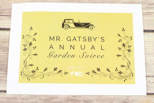 Mr. Gatsby's Annual Garden Soiree