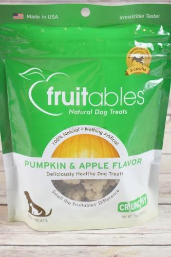 Fruitables Natural Dog Treats Pumpkin & Apple Flavored Treats 