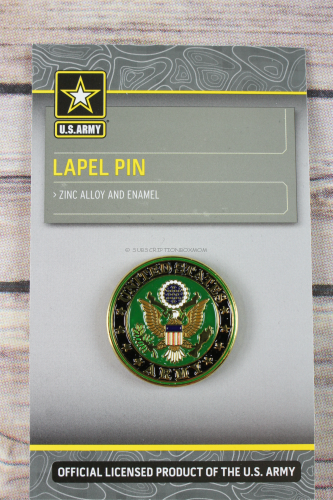 U.S Army Eagle Crest Lapel Pin 