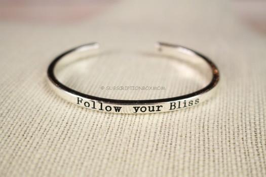 BuddhiBox - Follow Your Bliss Cuff 