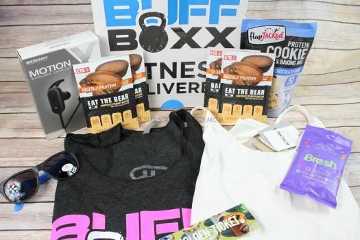 BuffBoxx May 2017 Fitness Subscription Box Review 