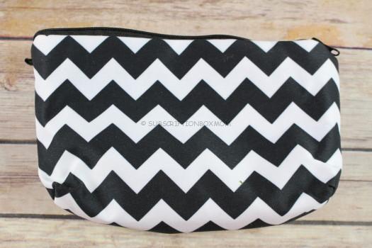 Chevron Print Makeup Bag