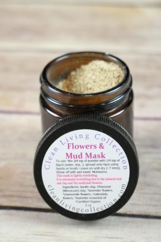 Clean Living Collection Flowers and Mud Mask