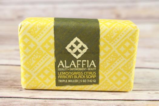 Alaffia Lemongrass Citrus African Black Soap. Togo