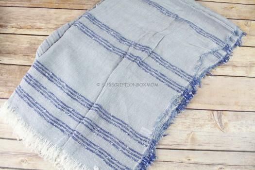 Lava Denim Striped Scarf