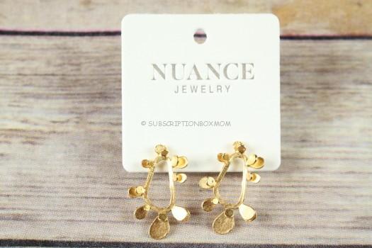 Huance Jewelry Splatter Hoop Earrings 
