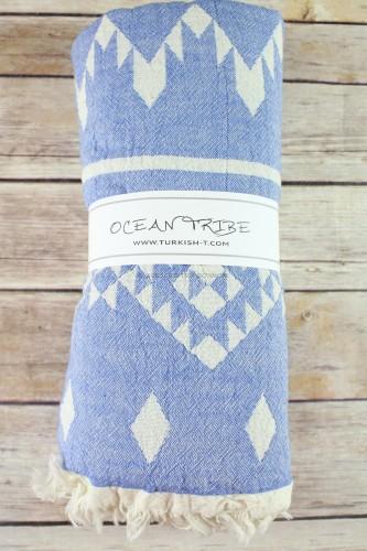 Ocean Tribe by Turkish-T Kilim Towel