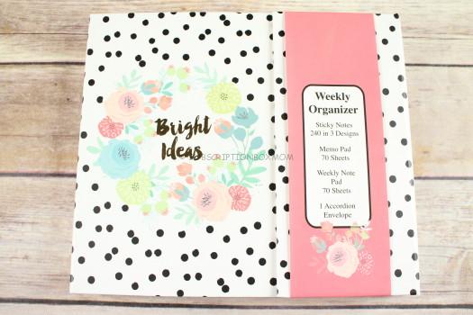 Bright Ideas Weekly Organizer