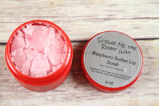 Scrub Me The Right Way Raspberry Sorbet Lip Scrub