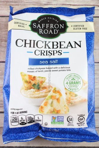 Saffron Road Sea Salt Chickbean Crisps 